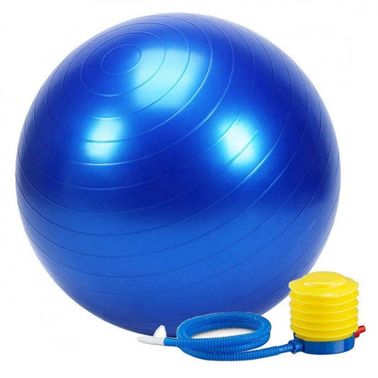 Generic Burst Exercise Gym Ball 75cm with Pump (Color: Assorted)